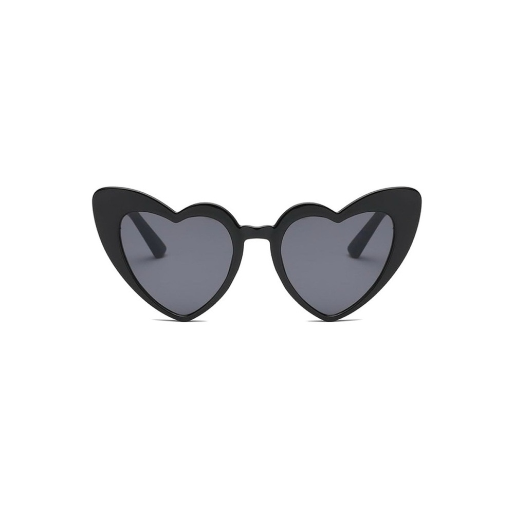Black Heart Shaped Glasses